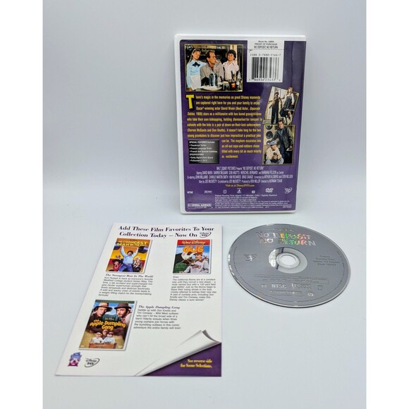 No Deposit No Return (DVD, 1976) Disney Don Knotts rare OOP - Picture 2 of 2
